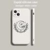 Luxury Color Phone Case For iPhone 15 14 13 12 mini 11 Pro Max XS X XR SE 7 8 Plus soft Beige Cover Letter Print Kangaroo
