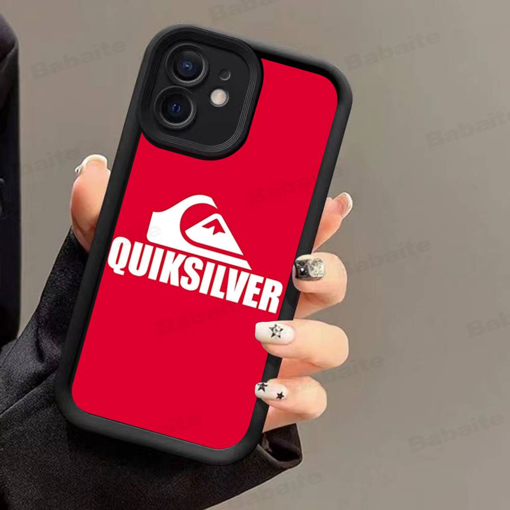 Surf Brand Q-QuiksilverS Logo Phone Case For IPhone 17 16 15 14 Plus 13 12 11 Pro Max Silicone Cover