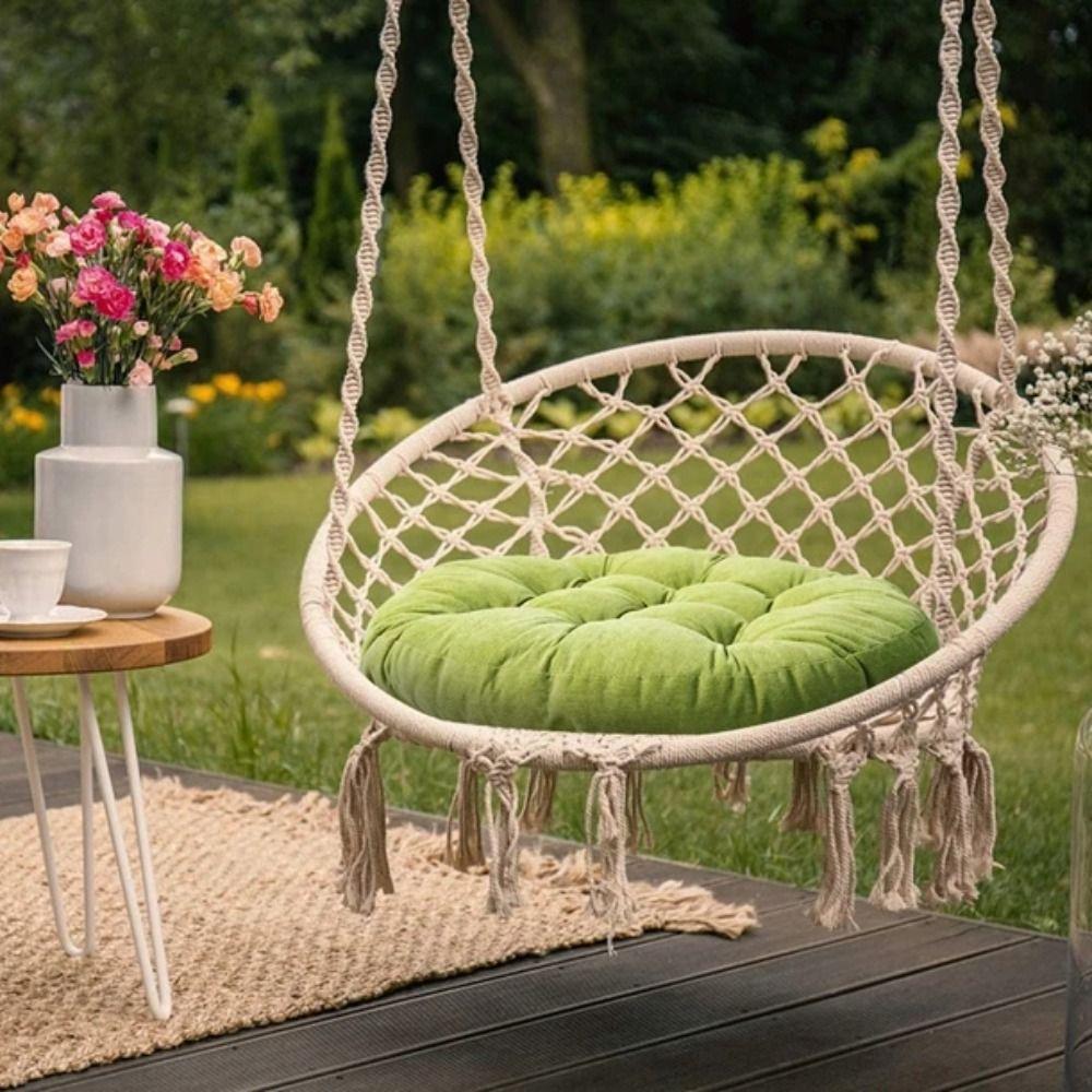 Corduroy Round Floor Pillow Thickend Seat Cushions PuTuan Floor Cushions Home Decoration