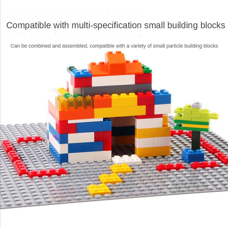 4pcs 16x16Dots Unlimit Splicing Constructing Block Base Plate DIY Classcial Bricks Baseplates Assembled Construction Entertaining Playthings