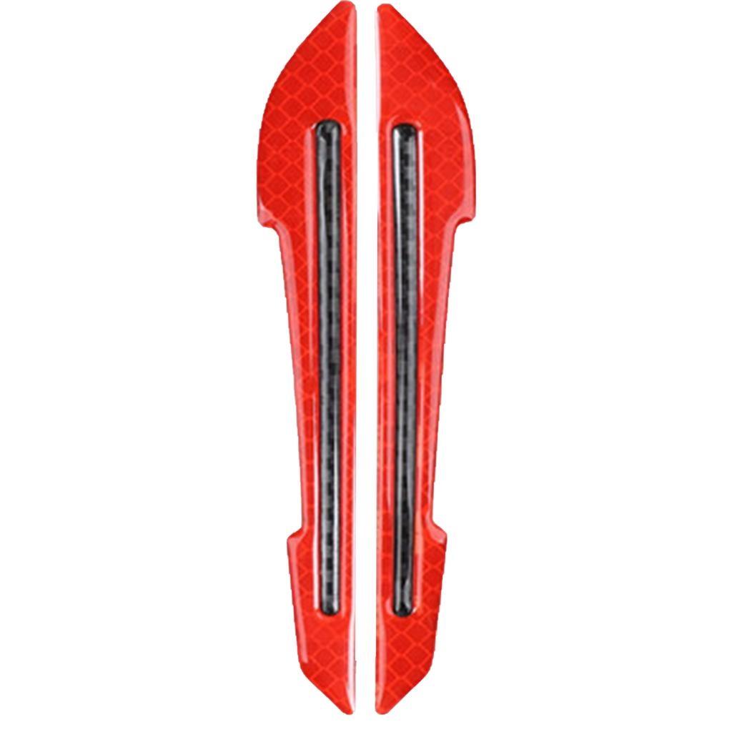 2Pcs Anti-collision Car Door Handle Reflective Stickers