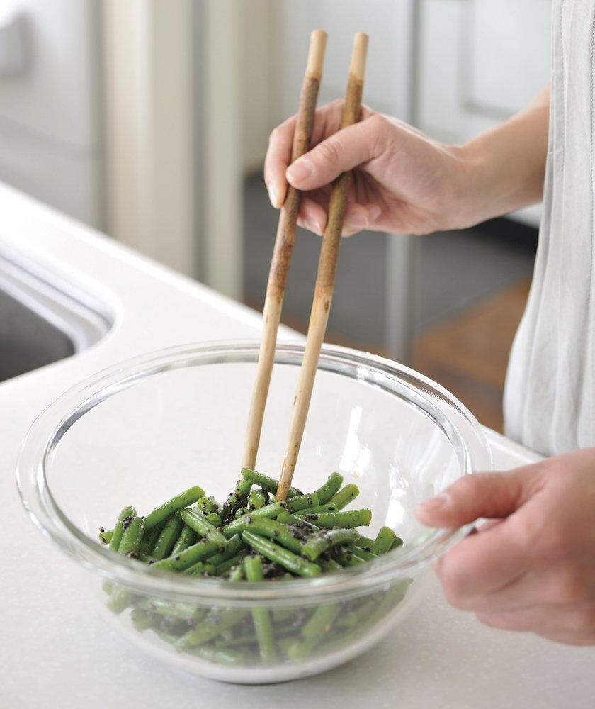 Iwaki AGC Techno Glass, Heat Resistant Glass Bowl, Round, 4 Piece Set, Includes Measuring Cup