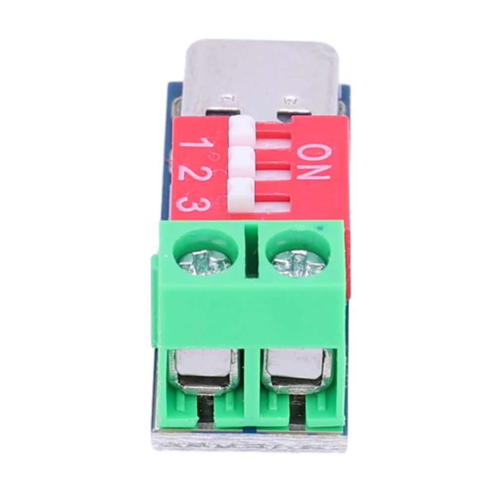 PD Fast Charging Test Board Type-C PD Trigger Board Module PD/QC Decoy Board 5-20V High Speed Charger Power Delivery Boost DIY