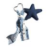 Denims Starfish Keychain Handmade For Keys Bags Fashion Accessory Portable Gift