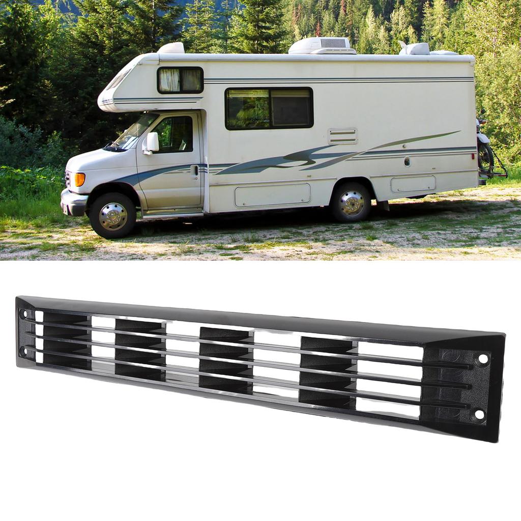 RV Louvered Vent Cover Proof Side Exhaust Ventilation Cover for Yacht Trailer ABS Wide Inner Wall