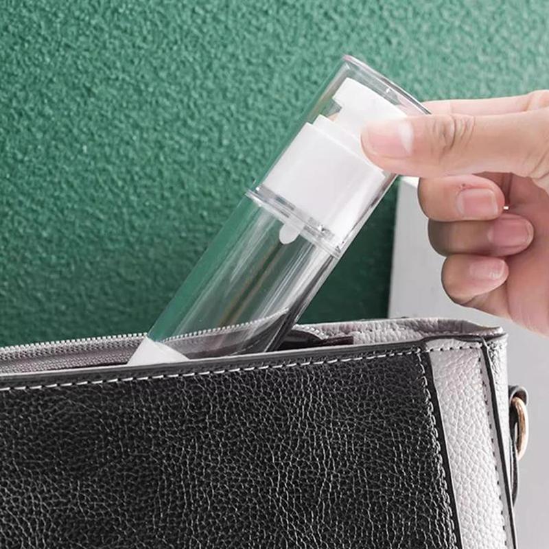 Clear Airless Pump Bottles – 15ml To 100ml, Travel-Friendly Containers for Creams, Gels, and Lotions