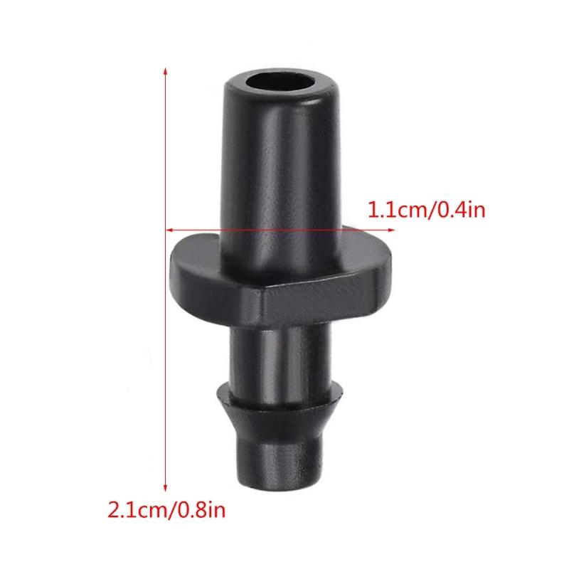 200Pcs 4/7mm Hose End Plug Hose Water Stop Connectors Gardeners Irrigation System Pipe Stop Water Accessories Tool