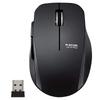 ELECOM Wireless Mouse, Silent, 5 Buttons, Medium Size, Black (M-FBL01DBXSBK)