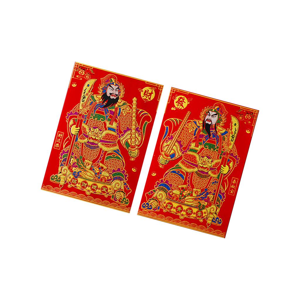Large Size New Year Velvet Door Decorations Bright and Durable Adds Auspicious Atmosphere for Home or Office