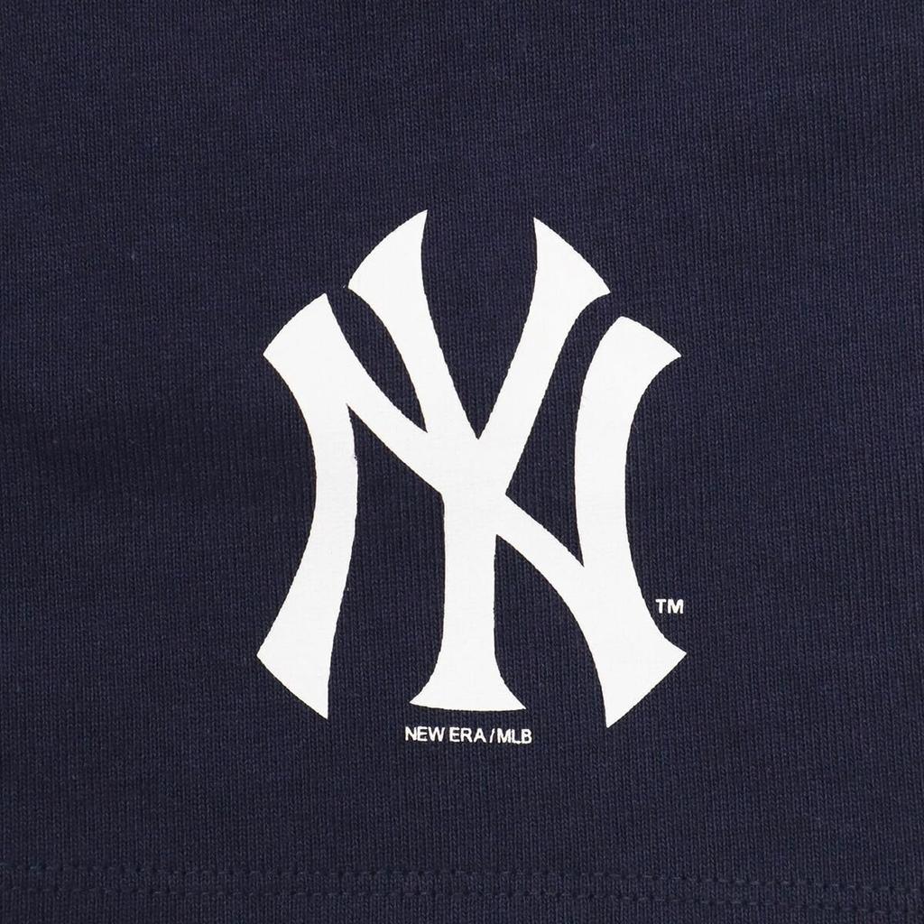 Pantalones Cortos de Algodón Pesado New Era, Ropa MLB, New York Yankees, Azul Marino, Talla 14122017 (Para hombre, Para mujer, Grande)