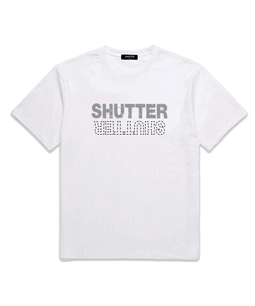SHIRTER Stitch Logo Short Sleeve T-Shirt (Ss006) White