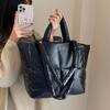 Large Capacity Underarm Bag Fashion Quilted Women Shoulder Bag Designer Space Padded Cotton Handbag Luxury Puff Shopper Tote