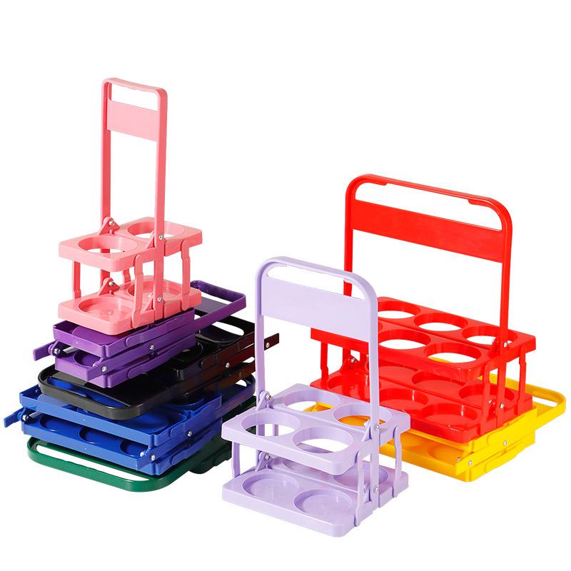 Lightweight Folding Plastic Beer Caddy with Trademark Logo