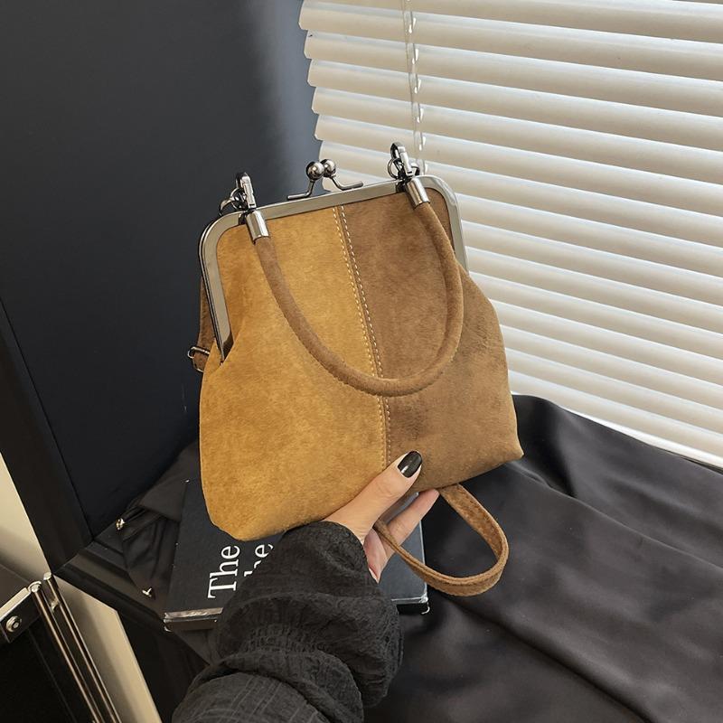 Niszbowa Torebka Ręczna w Stylu Retro i Casual, w Kontrastowych Kolorach, Jednoramienna Torebka Crossbody
