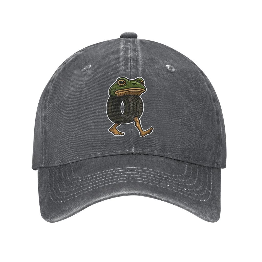 Boneca Ambalabu Italian Brainrot Meme Baseball Caps Distressed Cotton Headwear for Men Women Adjustable Fit Caps Hat