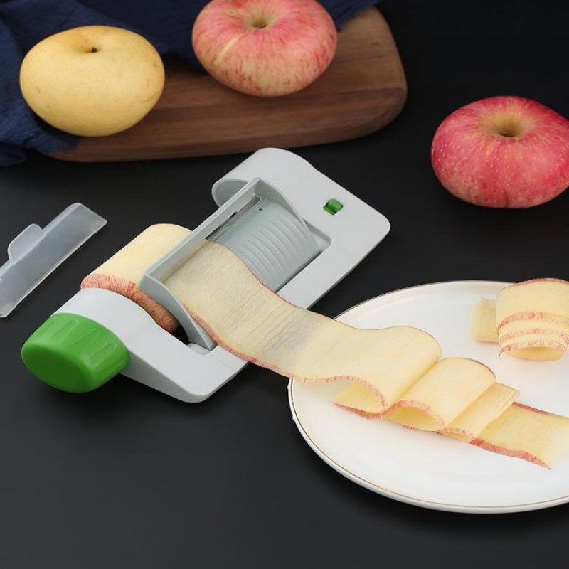 Household Peeling Apple Pear Radish Roller Knife Kitchen Gadgets Vegetable Slicer Salad Hot Pot Kung Fu Potato Chip Mold Tools