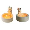 Candle Holder Adorable Cat Warming Paws Shape Candlestick Cute Cartoon Candle Container