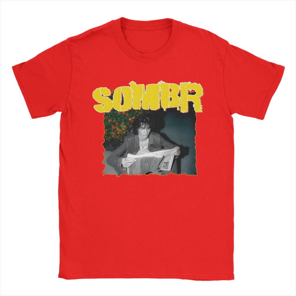 Vintage Singer Sombr T-Shirt Unisex Rundhals Baumwolle T-Shirts Kurzarm T-Shirt Große Größen Oberteile