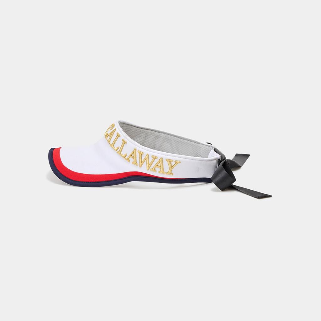 Callaway Sun Visor Back Golf Hat C23291214 Free Size Women's (with Ribbon) / / 1030_White,