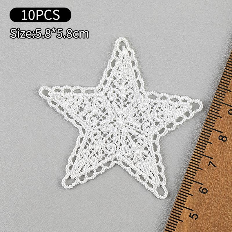 White Mesh Lace Trim for Sewing Projects Delicate Embroidered Pattern Ideal for Stylish DIY Creations