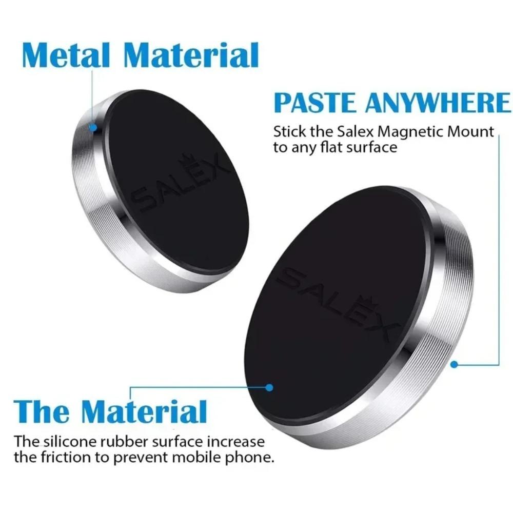 Universal Magnetic Car Phone Holder, Dashboard & Wall Mount Stand for iPhone, Xiaomi, Huawei, Samsung