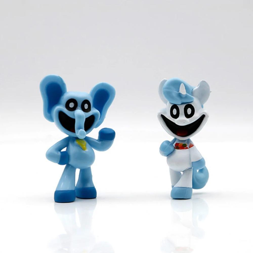 Set de 8 figurine Zâmbitoare Creaturi Anime Kawaii Păpușă Catnap Jucărie Model PVC Catnat Decorare Desktop Cadouri de Ziua de Naștere pentru copii