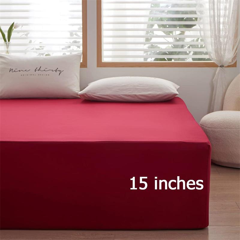 100% Waterproof Mattress Cover Bed Fitted Sheet Mattress Bedspread Protector Pads Single/Double/King/Queen Bedding Linen