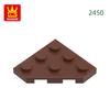 Ungiftig 100 Stück/Los 2450 3x3 Keilförmige Platten Bausteine Moc Kompatibel Mit Allen Markensteinen Kinderspielzeug Geschenkbox