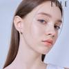 14K Mixed Pearl Q One-Touch Earrings (Gold Pin) ELGPEE431