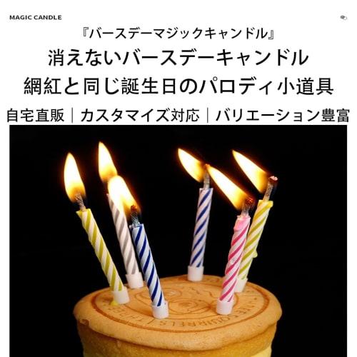 LUYING Candles for Birthdays, Christmas, Parties, Birthdays, Photo Shoots, Color Candles, Angel Flame, Party, Magic Candles, Blow-proof, Surprise! (4