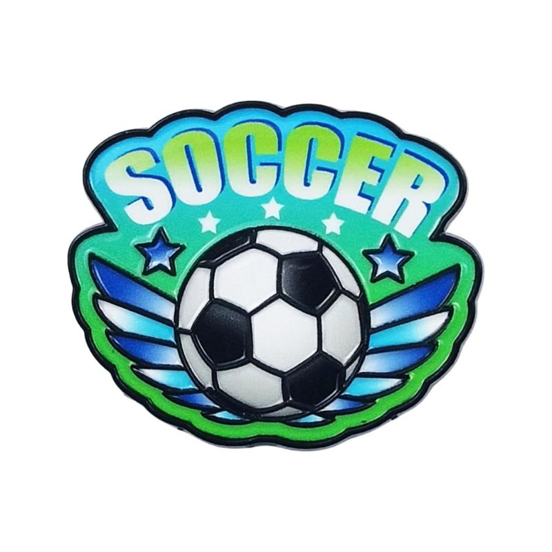 Handmade 3D Soccer Event Football Enamel Pin Zinc Alloy Brooch For Fan Collectors And Fashion Accessories