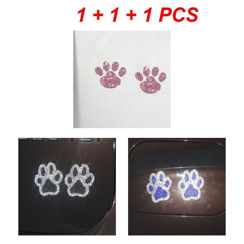 1~5PCS Dog Claws Bear Paw Stickers Colorful Stable Safety Material Car Accessories Car Body Sticker Universal