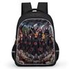 Dual Zipper Pockets, NARUTO Design Suitable For Boys&Girls, Durable 16-inch Lightweight Kids Cartoon Student Backpack Age 5-10.