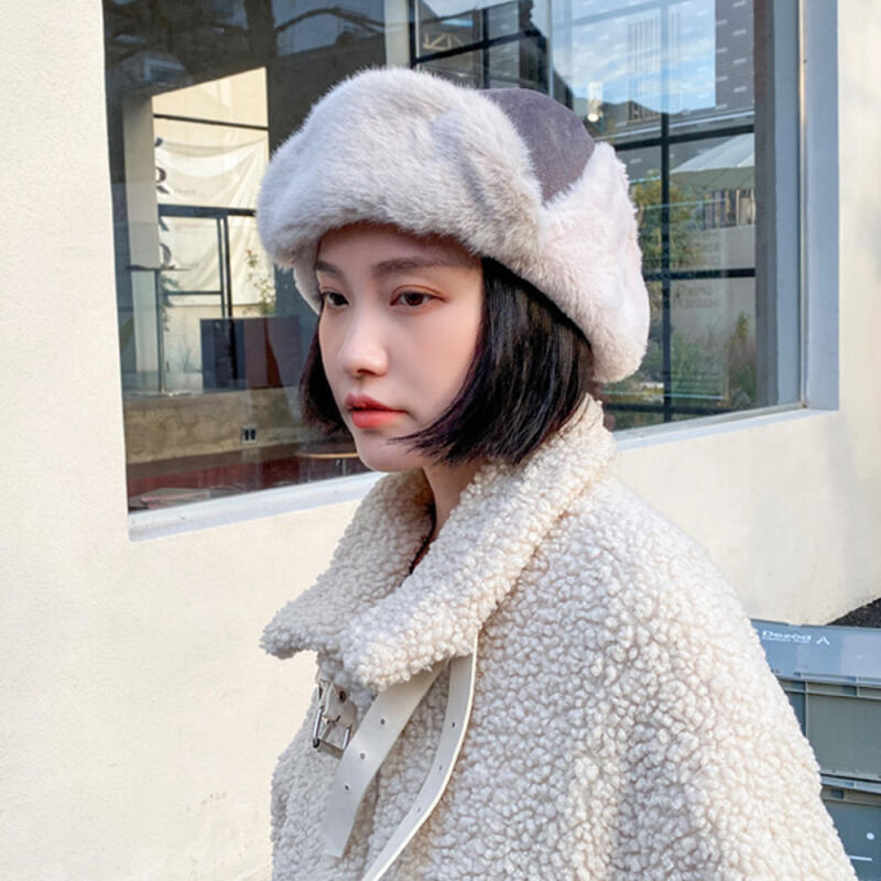 

Boggle Boggle Chestnuts Chestnut Earflap Hat Trapper Hat Winter Warmth gray