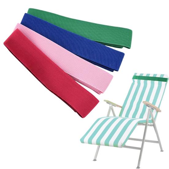 4 ks pásků na ručníky, vysoce elastické, protiskluzové, na plážové křeslo, větruodolné, odolné proti slunci, opakovaně použitelné držáky na ručníky