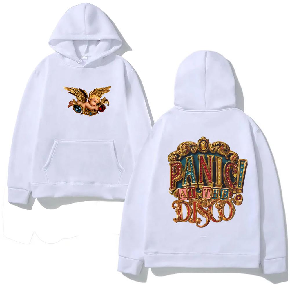 BAROQUE ANGEL PULLOVER HOODIE Panic! At The Disco 2025 New Harajuku Sweatshirt High Quality Clothing Sudaderas Hooded Hoody