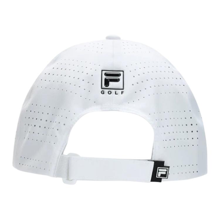 Fila Golf Series Logo Embroidery Original Design Polyester Baseball Cap Men Caps Jade-White A13M225201F.-185330
