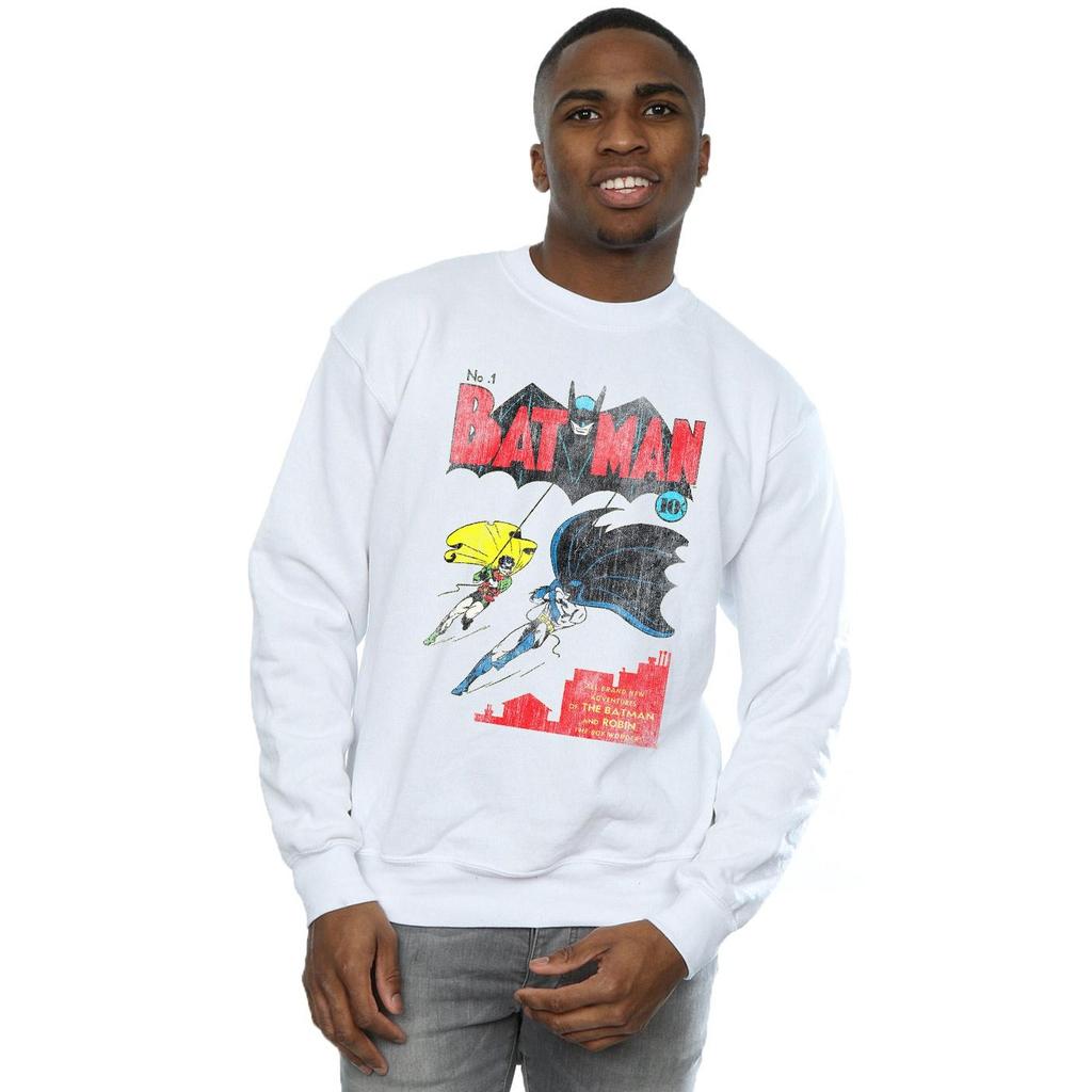 DC Comics Mens Batman Issue 1 Cover Sweatshirt