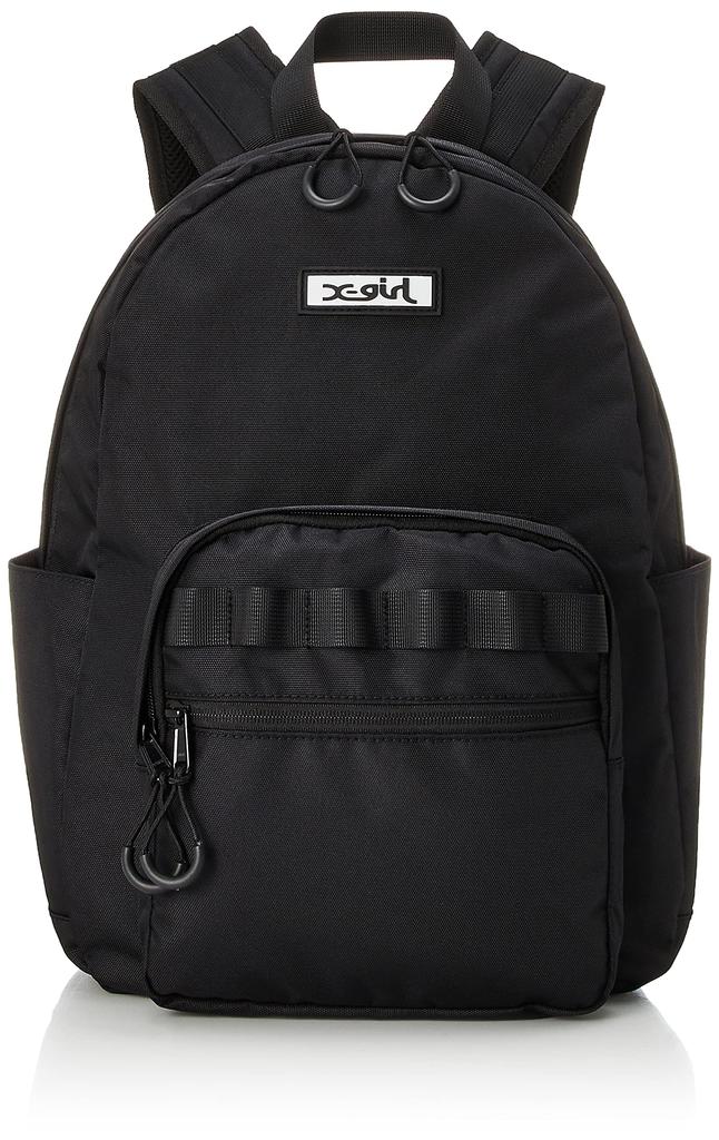 X-girl FIRE LOGO BACKPACK Women's BLACK 105212053007