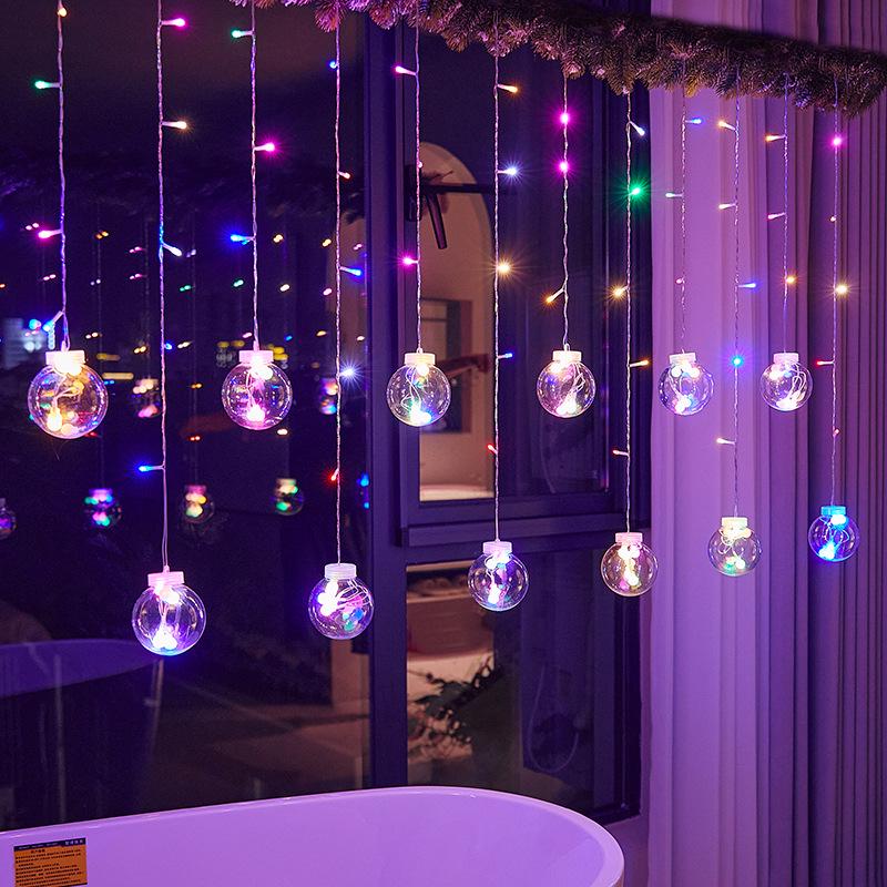 Starry Sky Fairy Curtain Lights: Outdoor Camping & Decoration String Lights