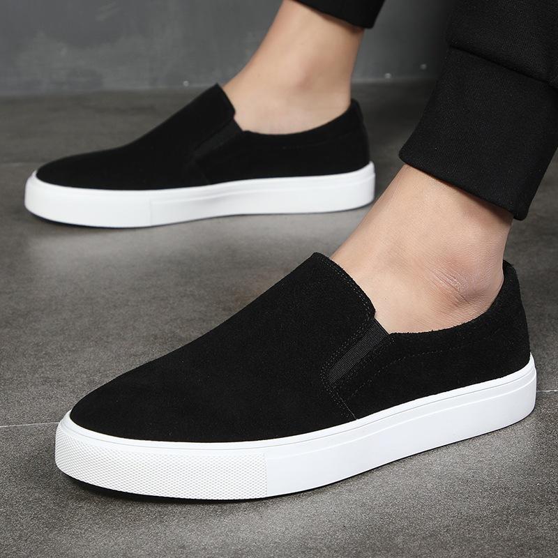 

Очень большой размер Мужская обувь Старые пекинские парусиновые туфли Мужские Летние Дышащие Повседневные Рабочие туфли На одной педали Мужская обувь Мужская 44