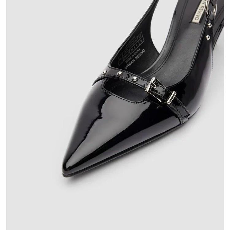2025 summer Korean version fashion new pointed head thin heel bag head empty fashion single shoes fashion temperament high heel women's shoes
