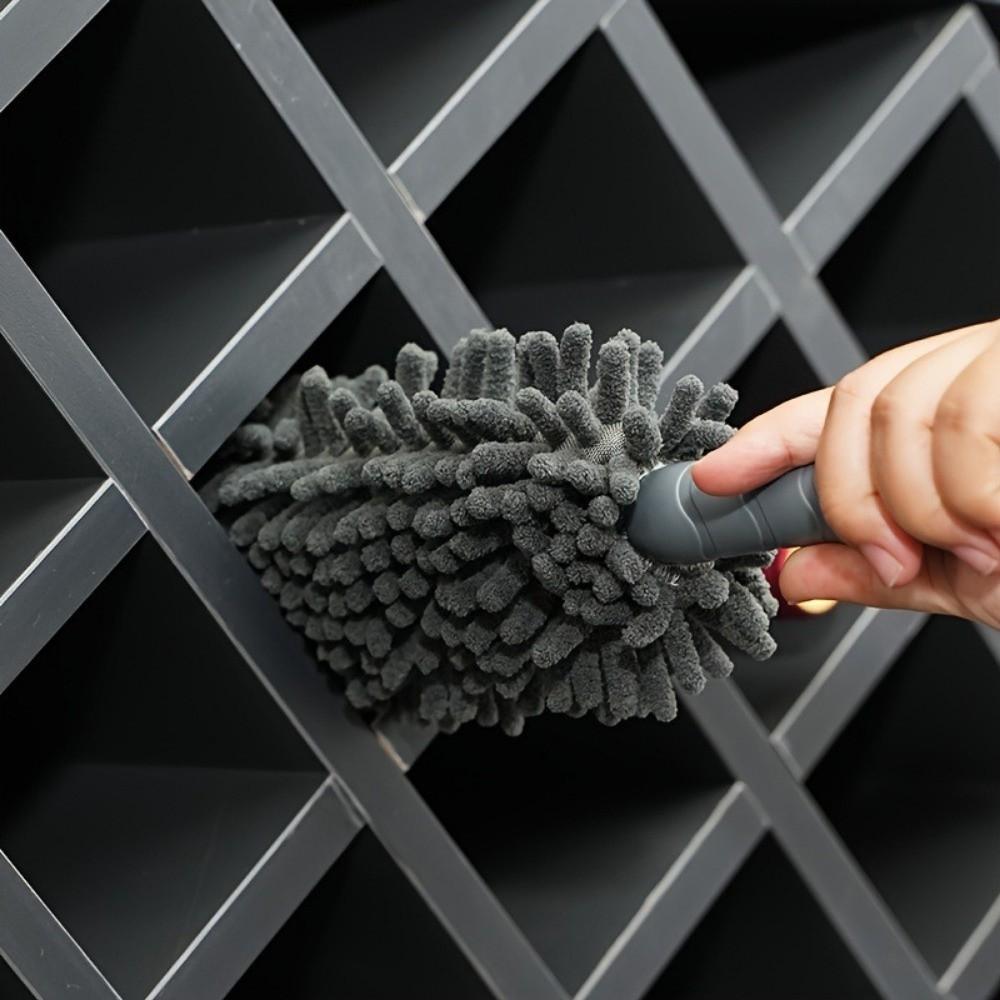 Household Ceiling Fan Cleaner Dusters Microfiber with Extension Pole Dust Removal Brush Reusable Ceiling Fan Duster
