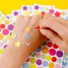 6pcs Stickers Paper Dots Heart Star Cute Colored Sticker Toys Album Diary Decoration Sticker Label Adhesive