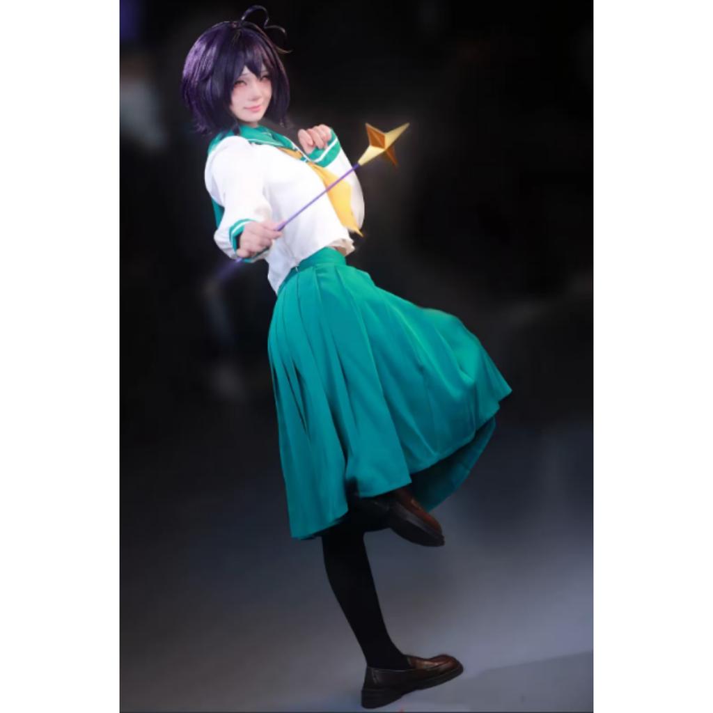 Hanabishi Haruka Cosplay Costume Wig Araga Kiwi Hiiragi Utena Anime Gushing Over Magical Girls JK Sailor Uniform Mahou Shoujo