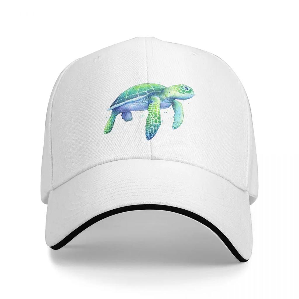 Green Sea Turtle Cap Fashion Casual Baseball Caps Adjustable Hat Hip Hop Summer Unisex Baseball Hats Customizable Polychromatic