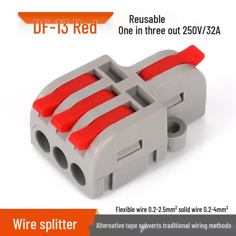 Mini Docking Model: 1 Input to 2/3/4/5 Outputs, Color Handle DF-12/13/14/15 for Home Use