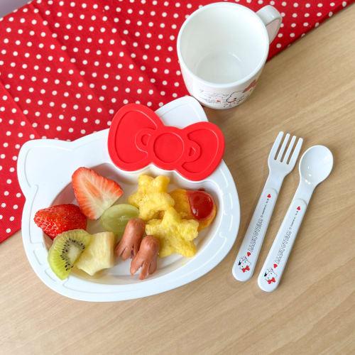 OSK Hello Kitty Plate KP-18F White [KP-18F]