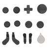 Game Controller Thumbsticks Component Pack Black with Carry Case Charging Dock 4 Paddles 2 D Pads for Elite Controller