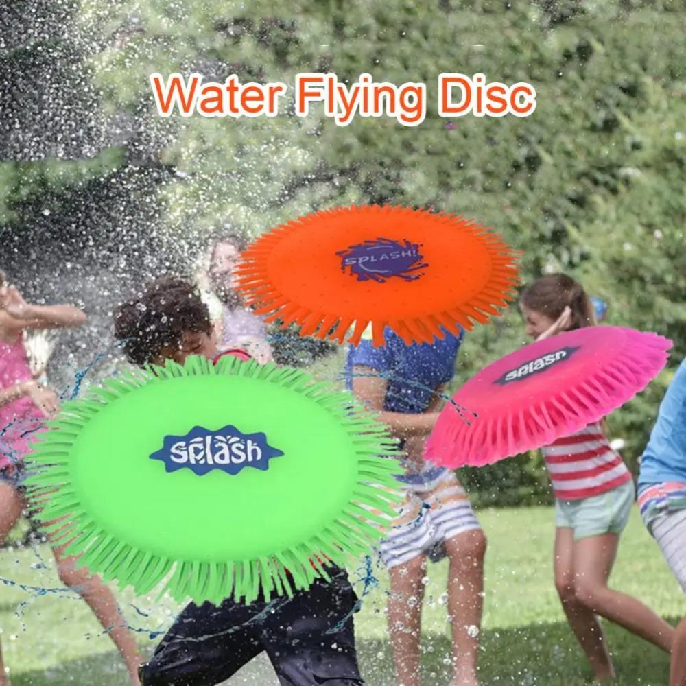 Water Flying Discs for Kids Soft Sports Disc Soaks The Target On Impact Swimming Pool Toys Beach Water Toys Fun Outdoor Games